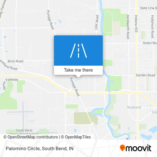 Palomino Circle map