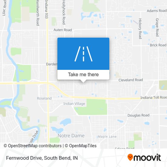 Mapa de Fernwood Drive