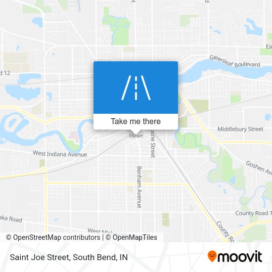 Mapa de Saint Joe Street