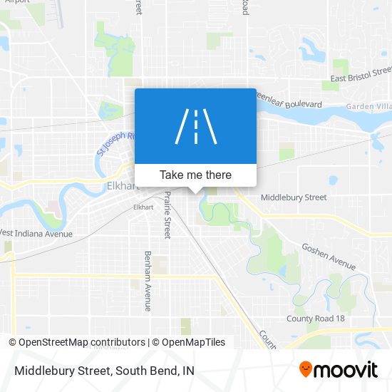 Mapa de Middlebury Street