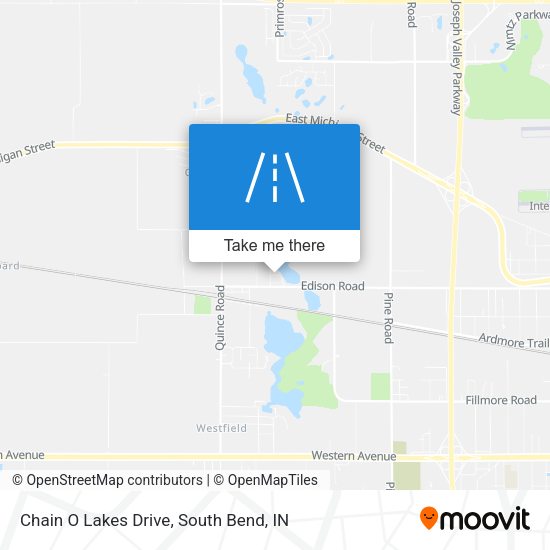 Chain O Lakes Drive map