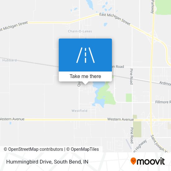 Hummingbird Drive map