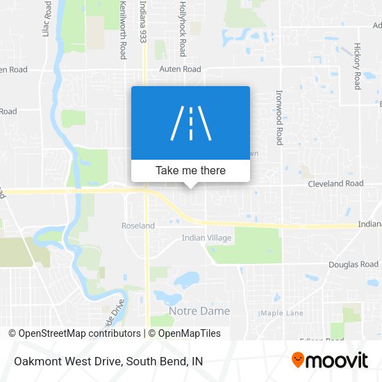 Oakmont West Drive map