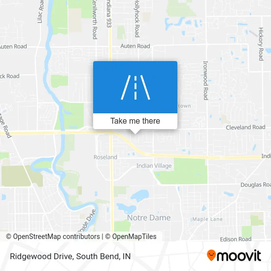 Ridgewood Drive map