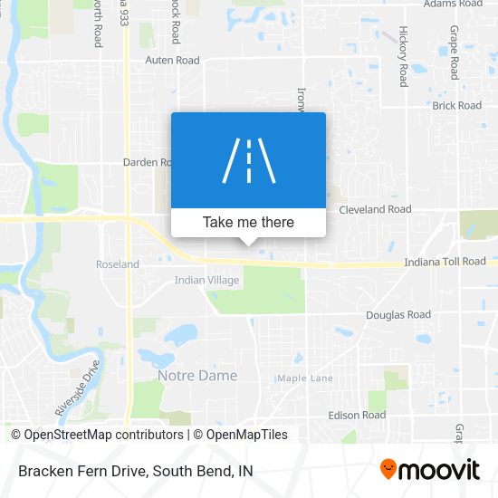 Bracken Fern Drive map