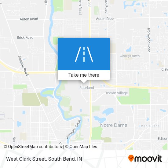 Mapa de West Clark Street