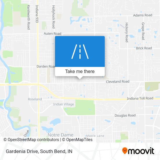 Gardenia Drive map