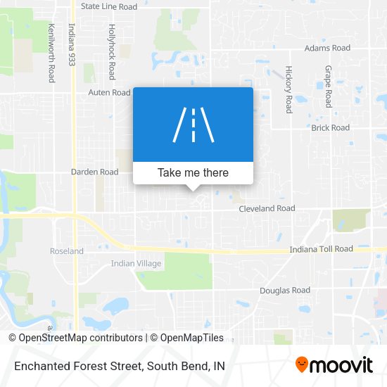 Mapa de Enchanted Forest Street