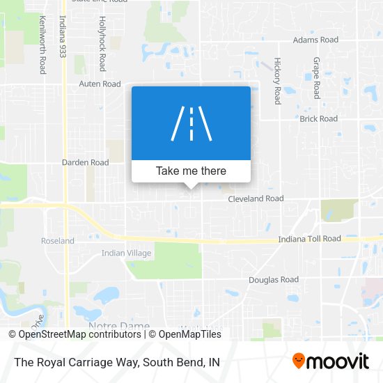 Mapa de The Royal Carriage Way