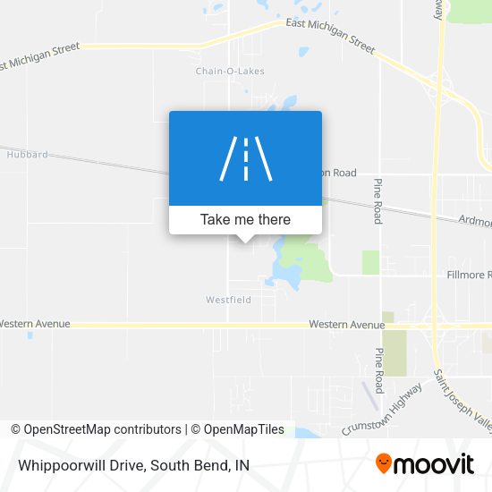 Whippoorwill Drive map