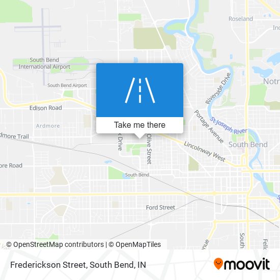 Frederickson Street map