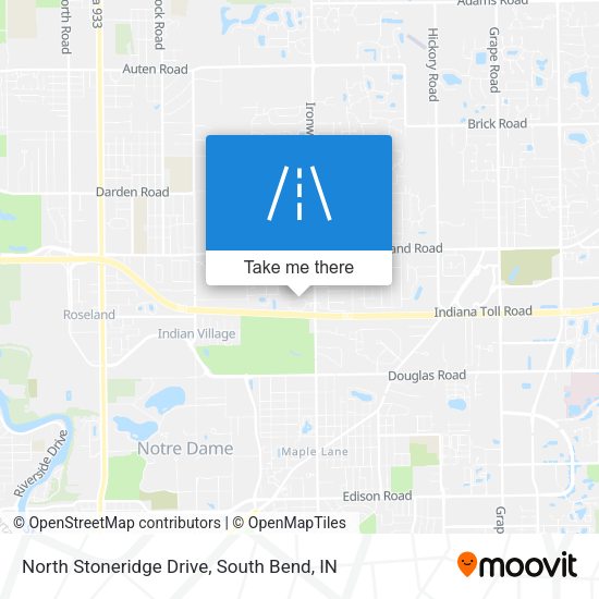 North Stoneridge Drive map