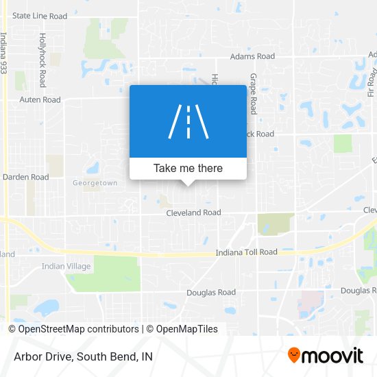 Mapa de Arbor Drive
