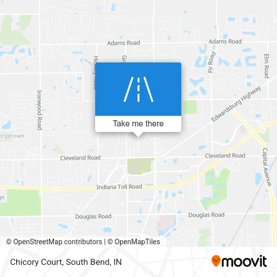 Chicory Court map