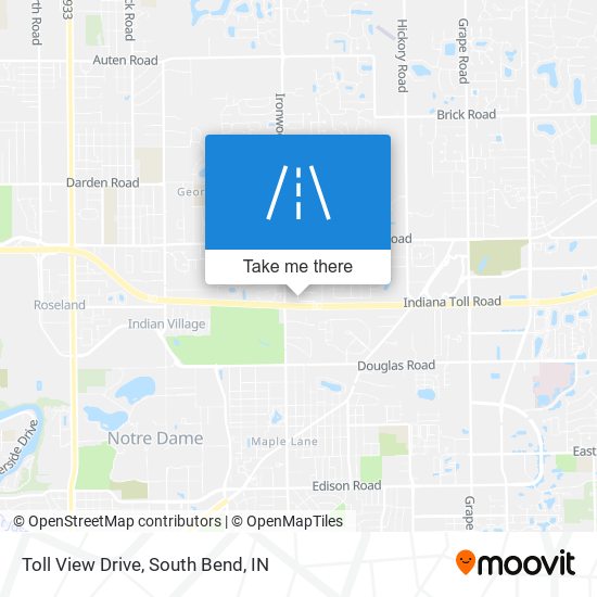 Mapa de Toll View Drive