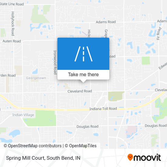 Mapa de Spring Mill Court