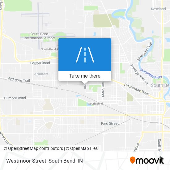 Westmoor Street map