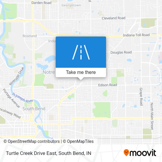 Turtle Creek Drive East map