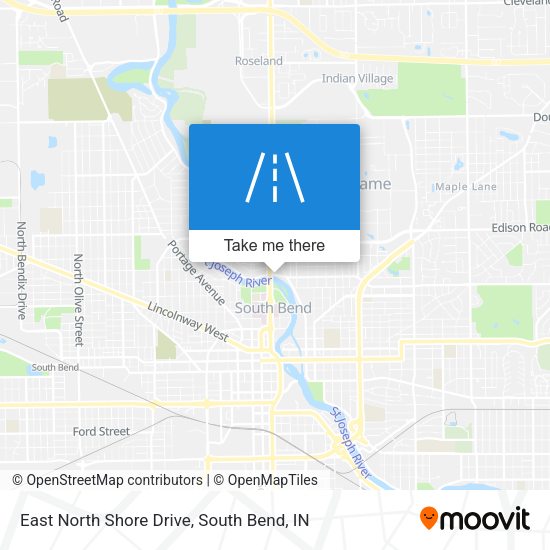 Mapa de East North Shore Drive