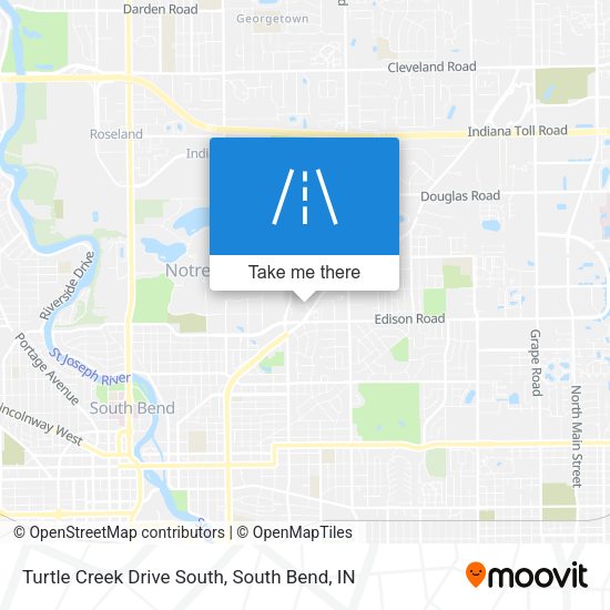Mapa de Turtle Creek Drive South