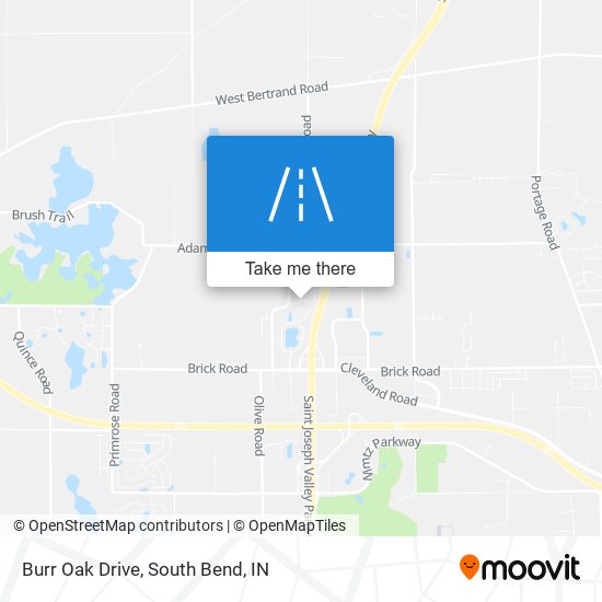 Burr Oak Drive map