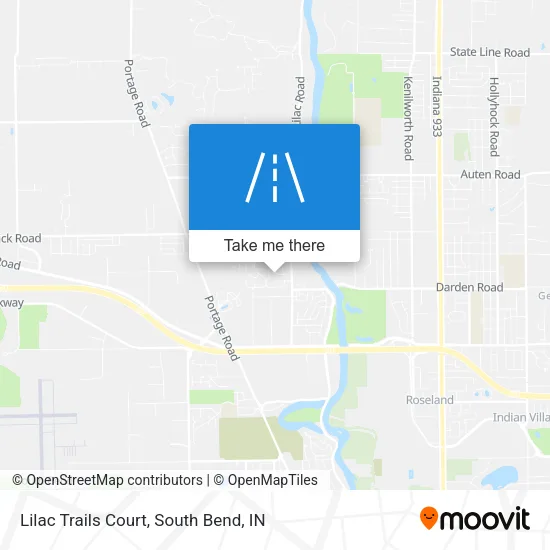 Lilac Trails Court map