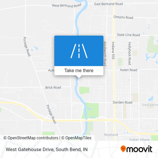 West Gatehouse Drive map