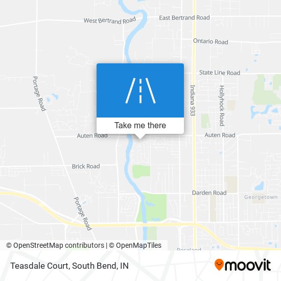 Teasdale Court map