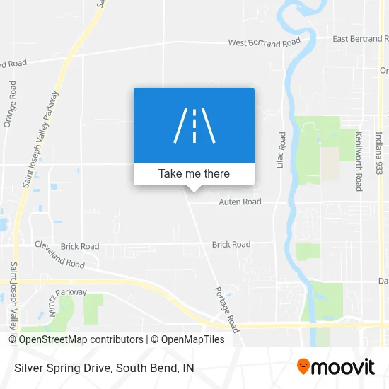 Silver Spring Drive map