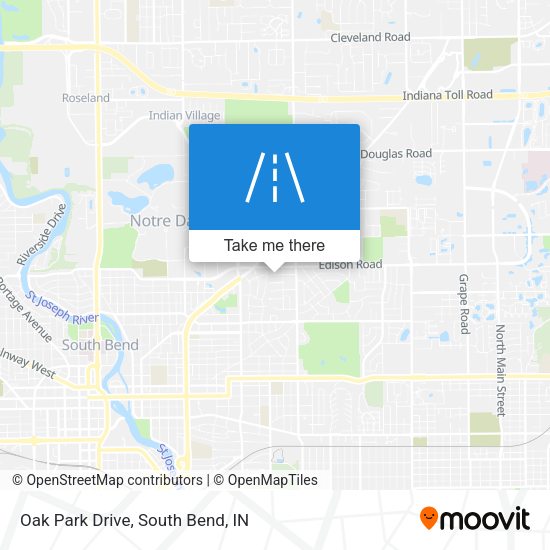 Mapa de Oak Park Drive