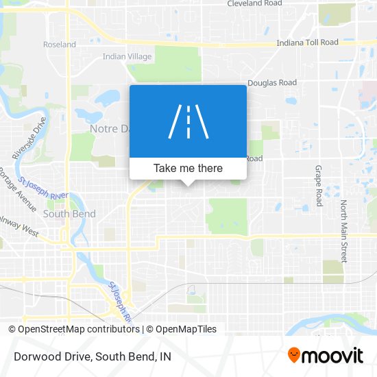 Dorwood Drive map