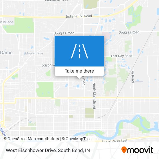 West Eisenhower Drive map