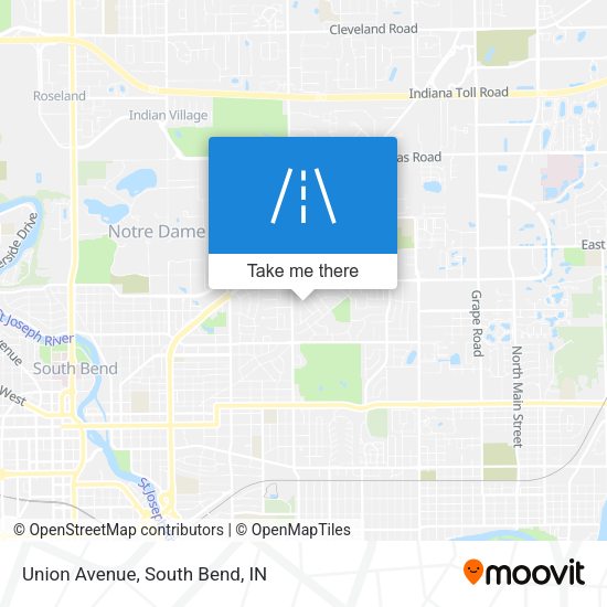 Mapa de Union Avenue