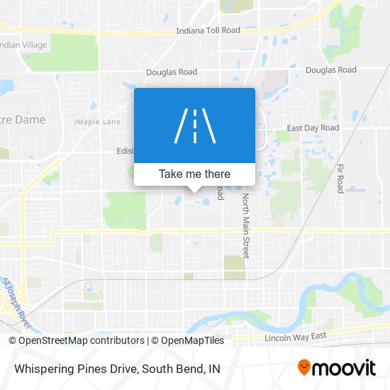 Mapa de Whispering Pines Drive