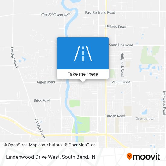 Mapa de Lindenwood Drive West