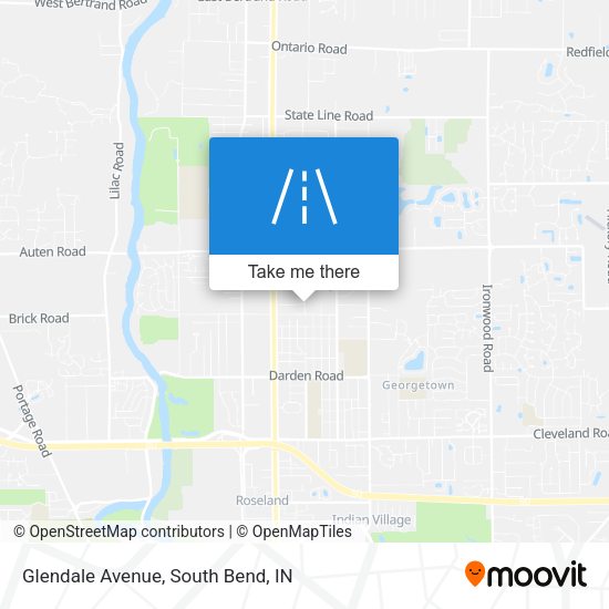 Glendale Avenue map