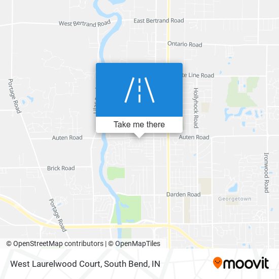 Mapa de West Laurelwood Court