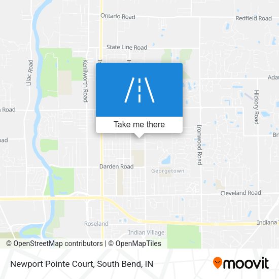 Newport Pointe Court map