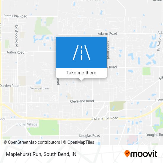 Maplehurst Run map