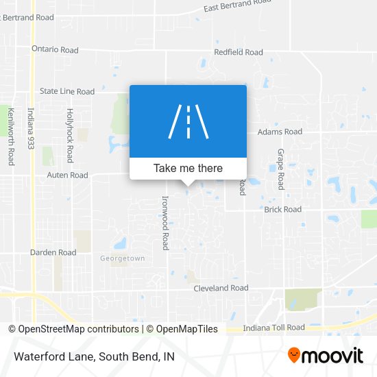 Waterford Lane map