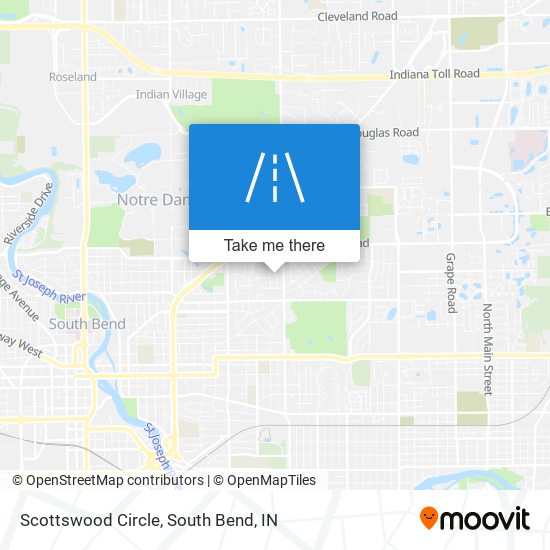 Mapa de Scottswood Circle