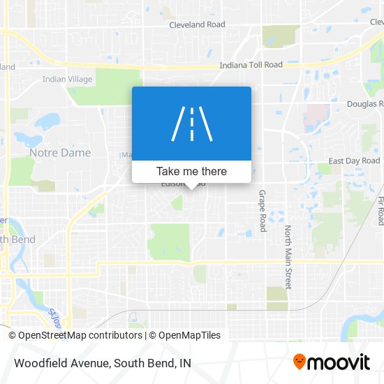 Woodfield Avenue map