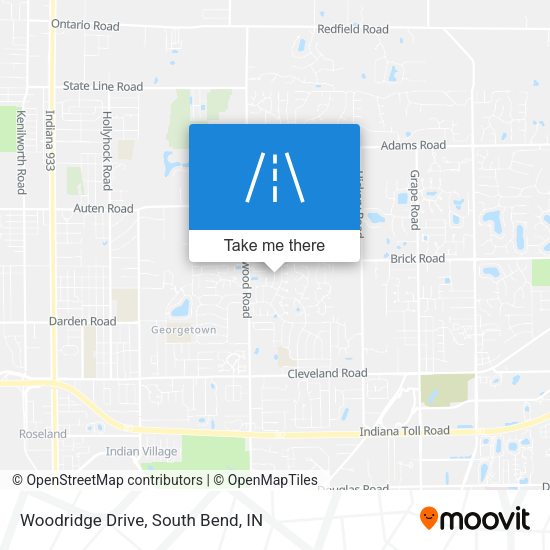 Mapa de Woodridge Drive