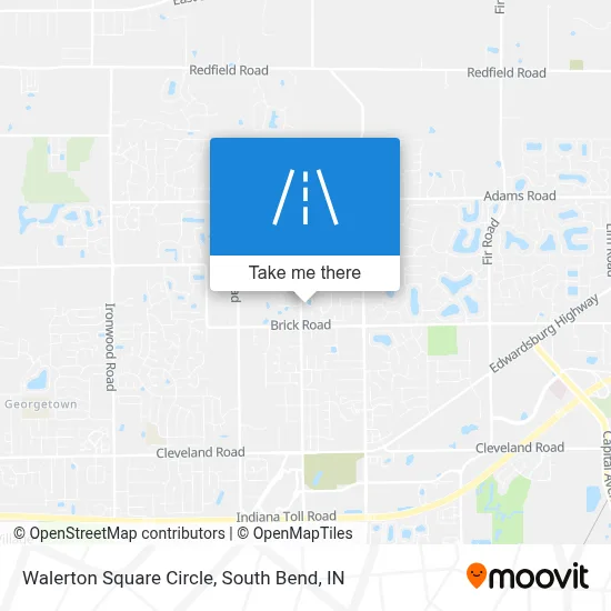 Walerton Square Circle map