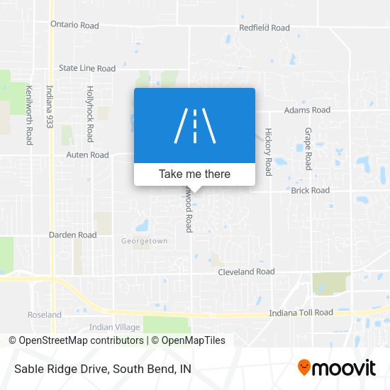 Mapa de Sable Ridge Drive