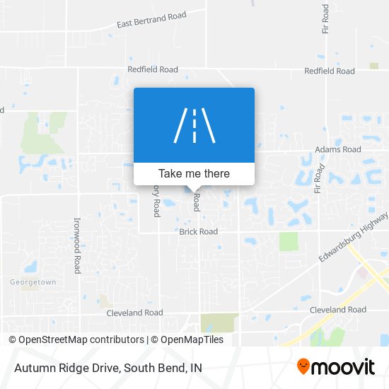 Mapa de Autumn Ridge Drive