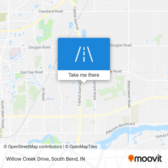 Willow Creek Drive map