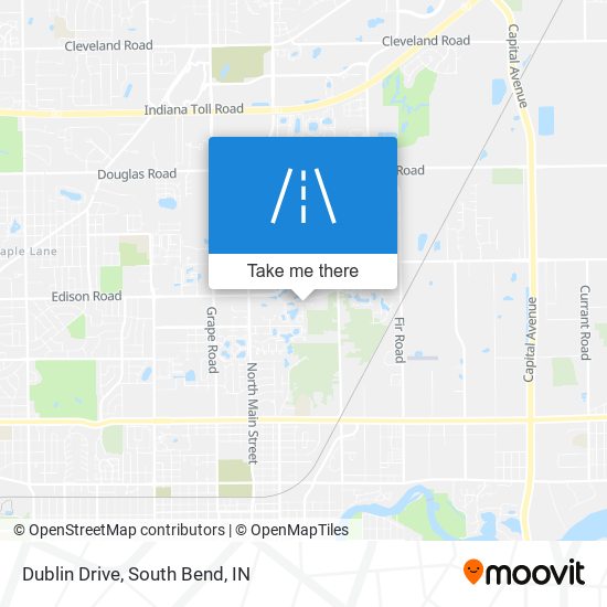 Dublin Drive map