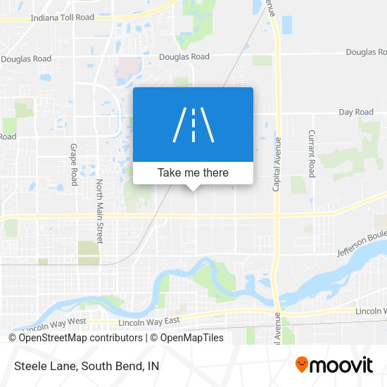 Mapa de Steele Lane