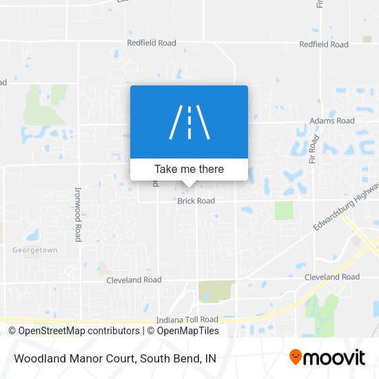 Woodland Manor Court map